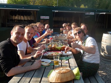 Bbq lange tafel