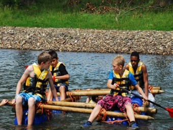 Kanovaren en vlotbouwen